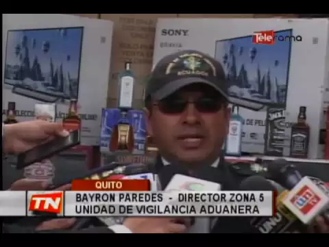 Incautación de mercadería de contrabando