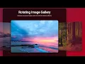 Rotating Image Gallery using HTML CSS JavaScript Creative Web Development Project