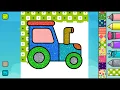 Tractor Coloring Pages for Children