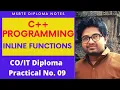 MSBTE OOP 22316 OBJECT ORIENTED Prog Practical No 9 Basic Math Operation using inline functions