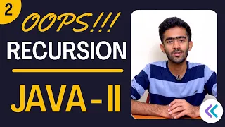 OOPs - Java Programming Ep-2 Recursion Tamil code io