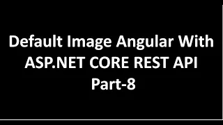CRUD Operation in Angular With ASP NET CORE RESTfull API Part-8