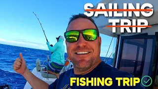 Fish ON! Sailing the deep waters of St. Croix. Day #2