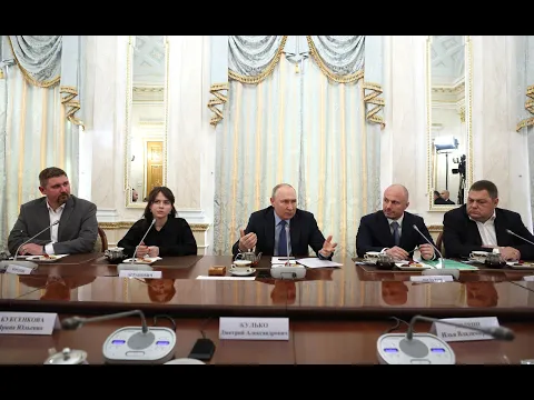 Vladimir Putin's Meeting with War Correspondents - June 2023 - English Subtitles