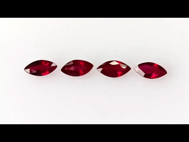 Marquise Dark Red Ruby