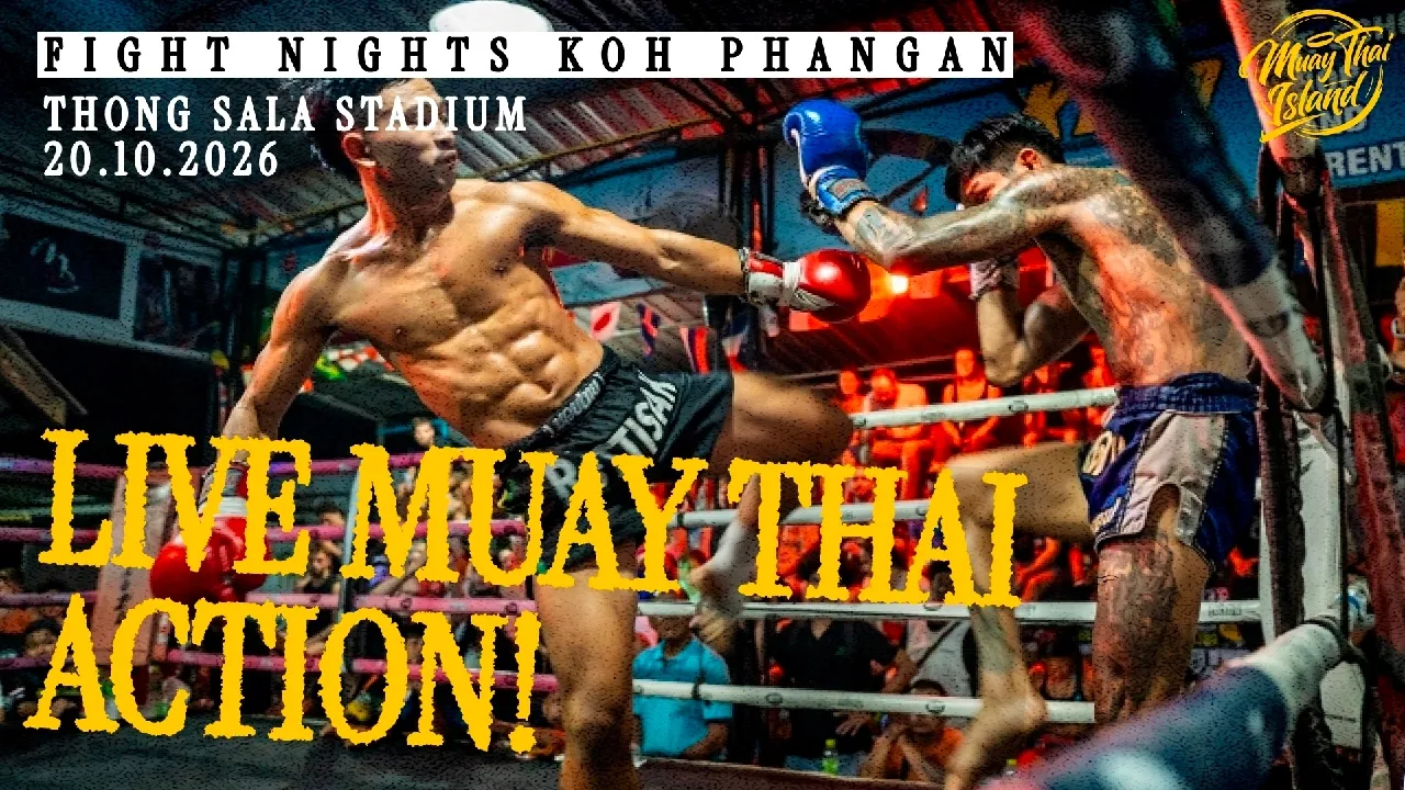 LIVE! 🔴 Muay Thai Fight Night from Thong Sala Stadium in Koh Phangan  - 20 Oct 2026 2026-10-20 15:04