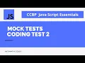 JS coding test 2 Mock Tests JavaScript Essentials CCBP 4 0 NxtWave