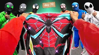 99 Days Trainning to Become GALAXY SuperHero vs 8 Spider-Man Bros New Hero Story Action POV