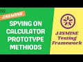45 Spying on the methods multiply divide and subtract calculator prototypes - Jasmine Testing