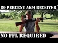 Polish 80 PERCENT AKM RECEIVER No FFL Required