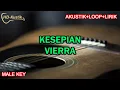 Download Lagu KESEPIAN - VIERRA | KARAOKE AKUSTIK+LOOP+LIRIK | MALE KEY