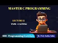12 Type casting in C Explicit Type conversion C Language Tutorial for beginners