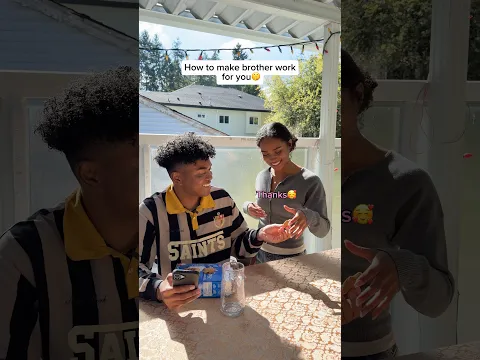 Secretly make brother work🤫 #sibling #siblings #siblinggoals #funny #funnyvideo #foodie #trend #fun