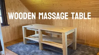 The PERFECT wooden massage table how to build a wooden massage table
