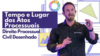 Tempo e lugar dos atos processuais | Processo Civil Desenhado