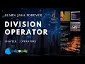 Division operator in Java how to use division operator