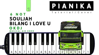 pianika telolet basuri souljah bilang i love you modul okdj tutorial pianika