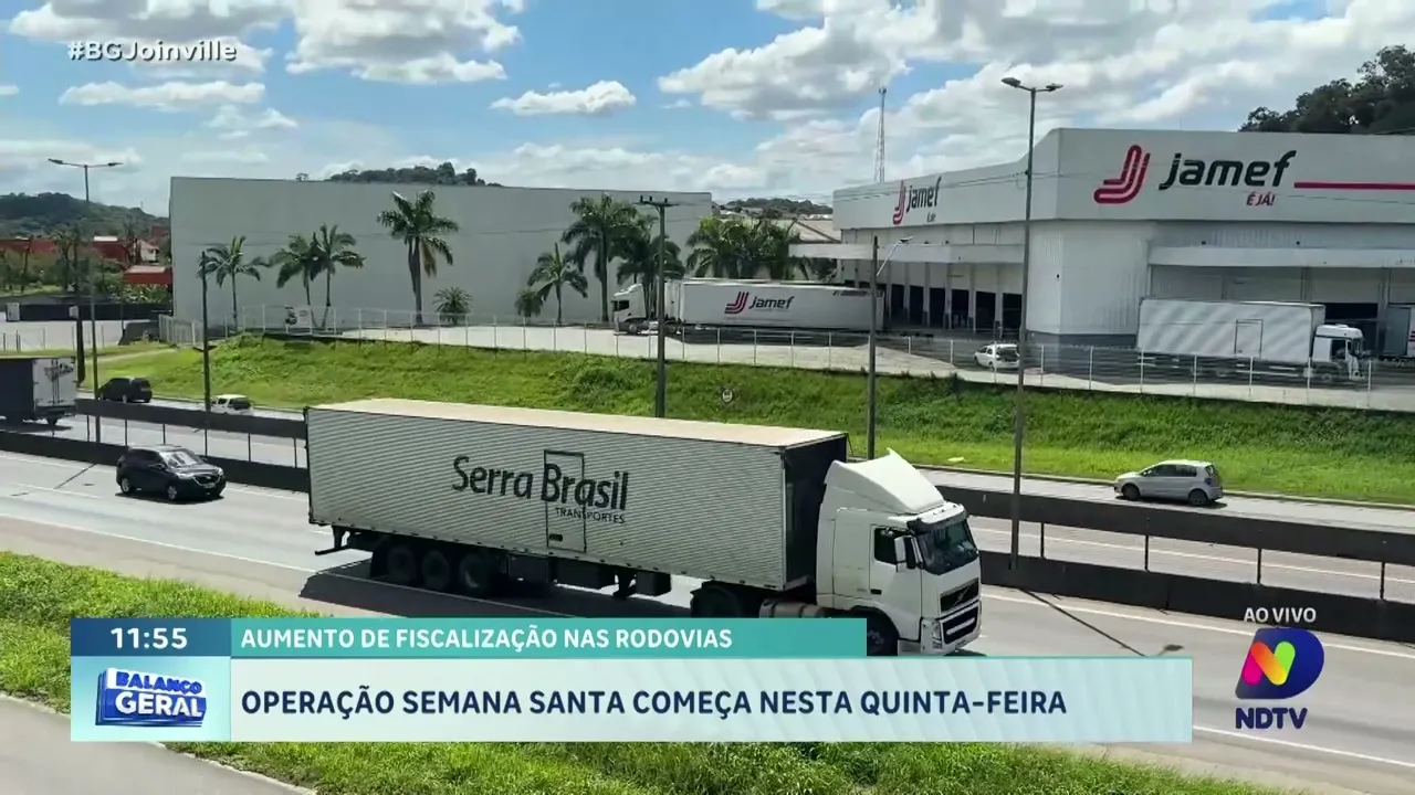 Aumento de fiscalização nas rodovias: operação Semana Santa começa nesta quinta-feira
