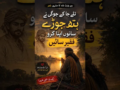 ٹلے جا کے جوگی نے ہتھ جوڑے، سانوں اپنا کرو فقیر سائیں | وارث شاہ