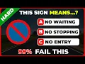 Master These Top 40 Road Signs and Their Meanings to Pass Your Driving Test 2025