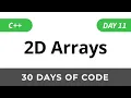 Day 11 2D Arrays - 30 Days of Code HackerRank Solutions