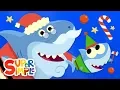 Santa Shark Baby Shark Christmas Song featuring Finny The Shark Super Simple Songs