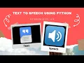 Text To Speech Using Python In Hindi Python Projects -