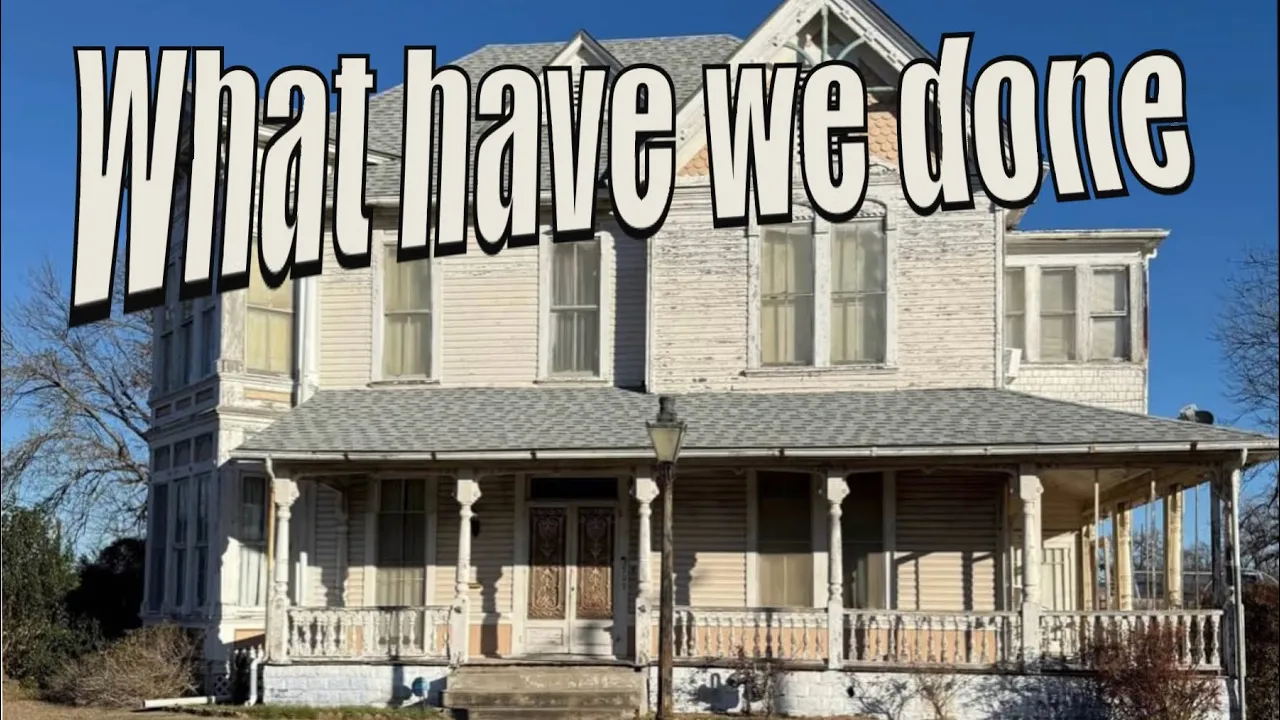 . What have we done? The 1880 Home renovation begins. (Strong language)