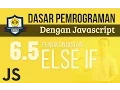 PENGKONDISIAN ELSE IF pada JAVASCRIPT