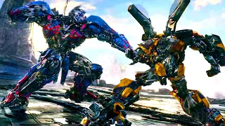 optimus prime vs bumblebee full fight 4k