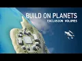 Placing Buildings on a Procedural Planet Exclusion Volumes UE5