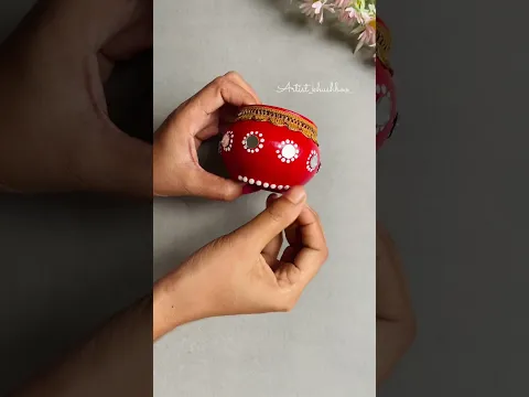 Matki & Bansuri Decoration Ideas #shorts #youtubeshorts #janmashtami #bestoutofwaste #diy