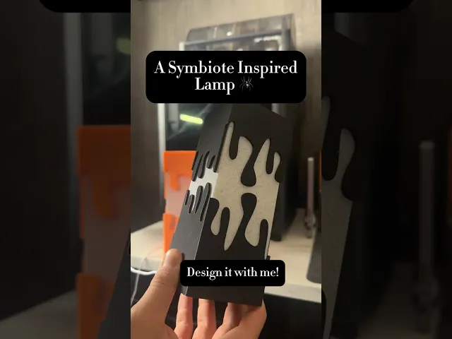 Slime Lamp - Table Lamp Inspired the Venom Symbiote  video thumbnail