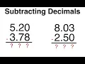 How to Subtract Decimals Step-by-Step Guide