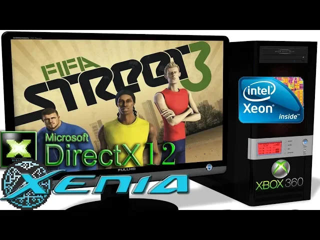 XENIA DX12 [Xbox 360] - FIFA Street 3 [Ingame] DirectX 12 api #3