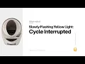 Slowly Flashing Yellow Light - Cycle Interrupted or Bonnet Removed Litter-Robot 3