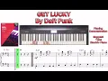 Trinity Rock Pop Keyboards Initial - Get Lucky Demo Exam Backing Play Music Notes