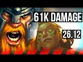 OLAF vs ILLAOI TOP 61K damage KR Master 26 12
