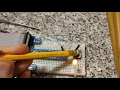 Raspberry Pi blink a LED when a push button is NOT pressed