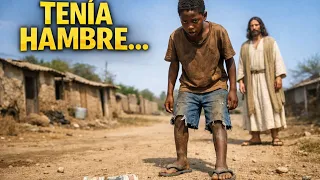 DIOS HONRA AL JUSTO: JESÚS puso 10 mil PESOS en el CAMINO de un NIÑO NEGRO POBRE...