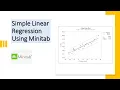 Master Simple Linear Regression using Minitab Full Course in Just 9 Min