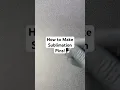 Here s how I make my sublimation lapel pins Hope this helps