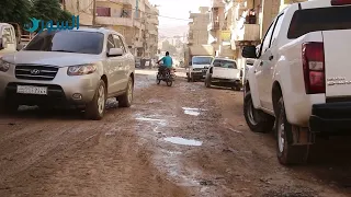 الأهالي يشتكون من الإهمال في طرقات حي الأشرفية بمدينة عفرين شمالي حلب 