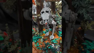 Motorized LEGO Star Wars Endor Scene by Caleb Saw #lego #starwars