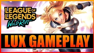 League of Legends: Wild Rift | Alpha Test | LUX GAMEPLAY