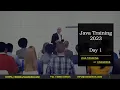Java Training Demo Day 1 Java Training Java training for beginners Java training and placement