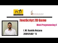JavaScript 2D Game Development Java Institute PCJT Software Engineering I M Ranidu Nejana