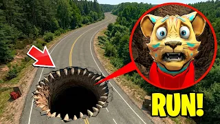 I FELL INTO ROAD EATER…