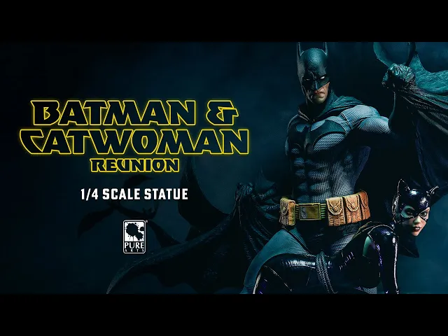 PureArts Batman &amp; Catwoman Reunion 1/4 Scale Statue Exclusive Edition Official Trailer