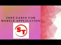 Test Cases For Mobile Application Mobile app testing Mobile application testing